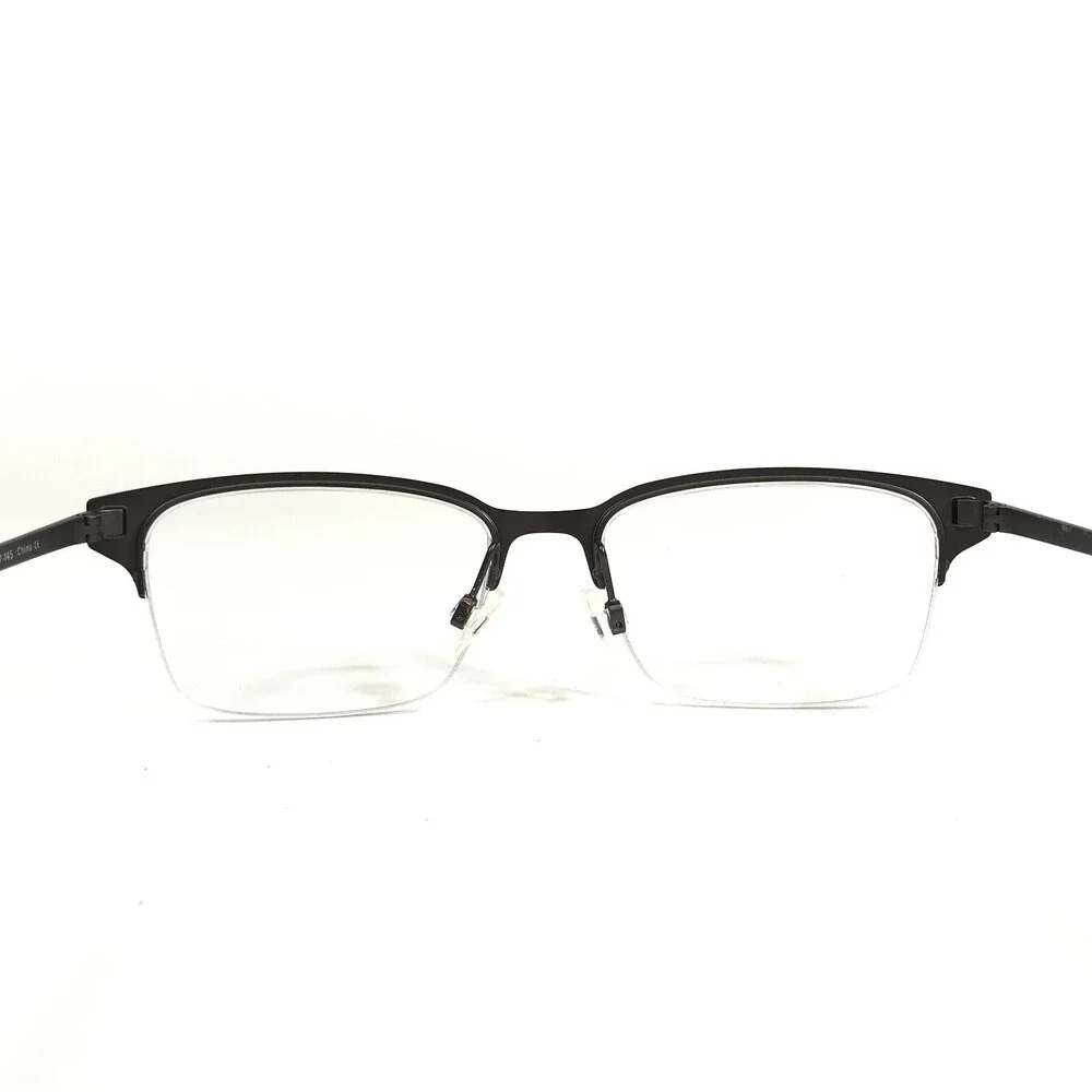 Warby Parker Eyeglasses Frames JAMES M 2306 Brown Rectangular Half Rim 51-17-135